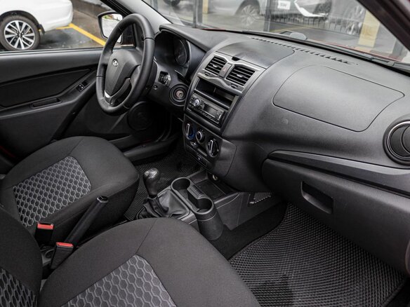 2021 Lada (ВАЗ) Granta I Рестайлинг, красный, 535600 рублей - вид 5