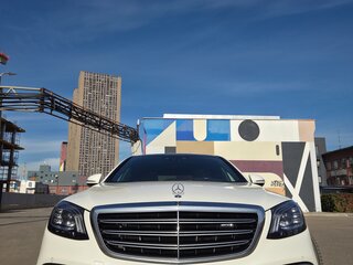 2018 Mercedes-Benz S-Класс 450 Long VI (W222, C217) Рестайлинг, белый, 5790000 рублей, вид 2