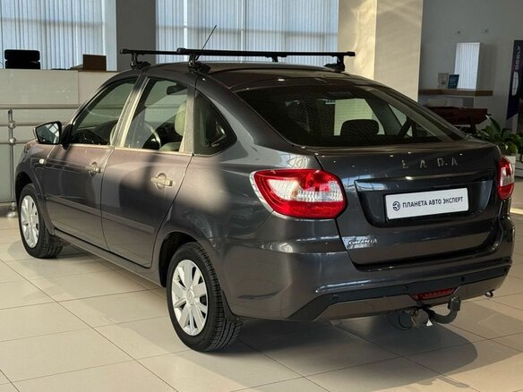 2019 Lada (ВАЗ) Granta I Рестайлинг, серый, 555000 рублей - вид 5