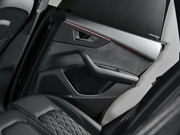 2024 Audi SQ8 I (4M) Рестайлинг, чёрный - вид 12
