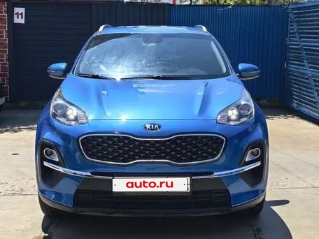 2021 Kia Sportage IV Рестайлинг, синий, 2870000 рублей, вид 1