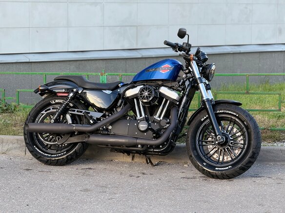 2019 Harley-Davidson Forty-Eight, синий, 1100000 рублей - вид 5