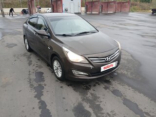 2014 Hyundai Solaris I Рестайлинг, коричневый, 430000 рублей, вид 5