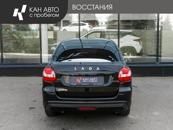2023 Lada (ВАЗ) Granta I Рестайлинг, чёрный - вид 3