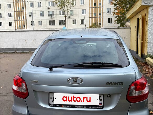 2017 Lada (ВАЗ) Granta I, голубой, 650000 рублей - вид 3