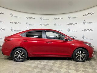 2018 Hyundai Solaris II, красный, 1097700 рублей, вид 4