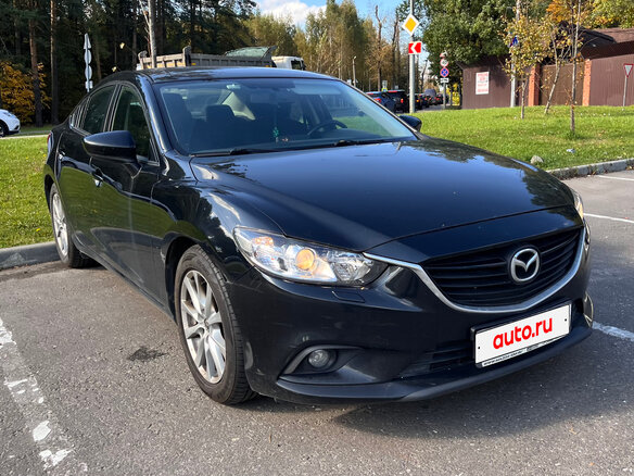 2015 Mazda 6 III (GJ) Рестайлинг, чёрный, 1850000 рублей - вид 3