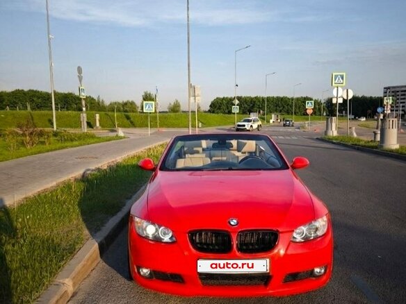 2007 BMW 3 серии 325i V (E90/E91/E92/E93), красный, 1690000 рублей