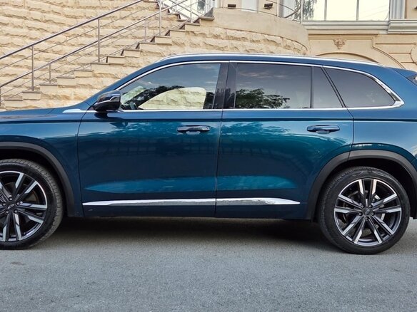 2023 Geely Monjaro (Xingyue L) I, синий - вид 6