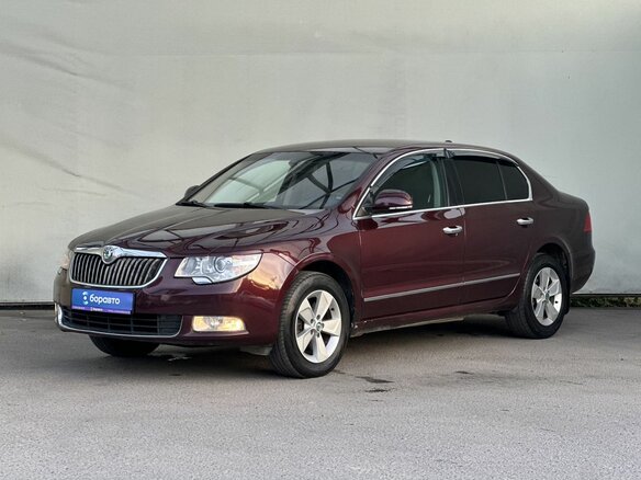 2012 Skoda Superb II, красный, 1090000 рублей