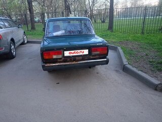 2007 Lada (ВАЗ) 2107, зелёный, 100000 рублей, вид 4