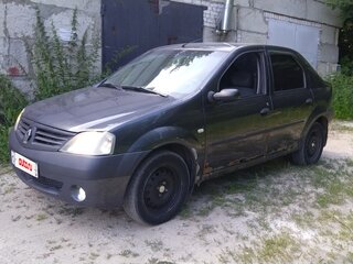 2007 Renault Logan I, серый, 150000 рублей, вид 1