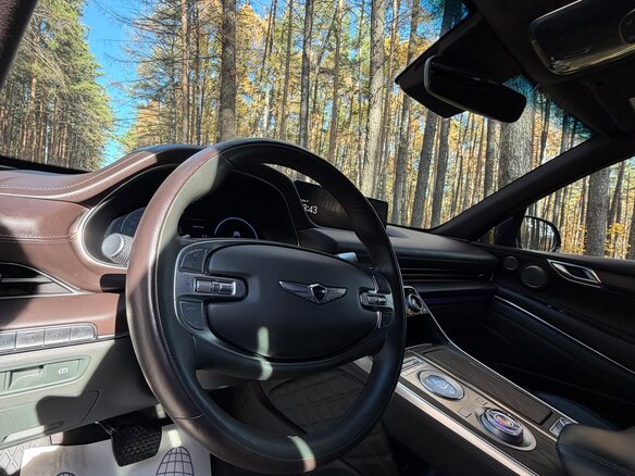 2020 Genesis GV80 I, чёрный, 5850000 рублей - вид 38