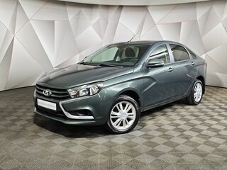 2017 Lada (ВАЗ) Vesta I, зелёный, 909000 рублей, вид 1
