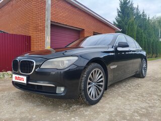 2009 BMW 7 серии Long 740Li V (F01/F02/F04), чёрный, 1350000 рублей, вид 1