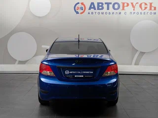 2014 Hyundai Solaris I, синий, 707000 рублей, вид 4