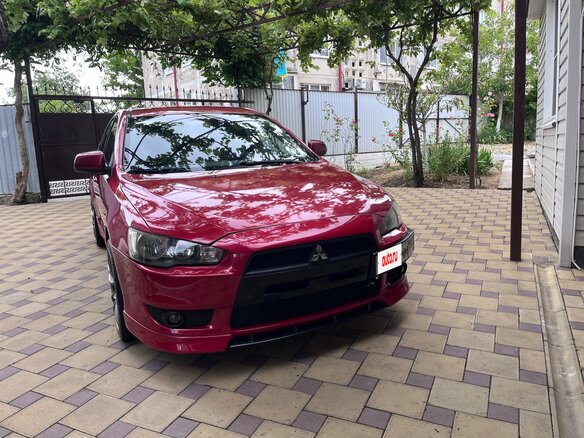 2007 Mitsubishi Lancer X, красный, 1280000 рублей - вид 7