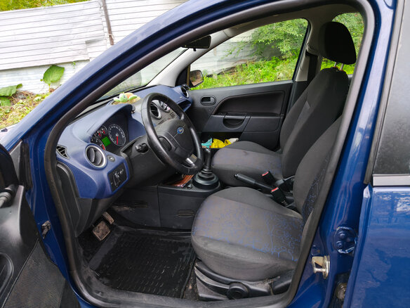 2008 Ford Fiesta Mk5, синий, 490000 рублей - вид 8