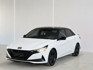 2022 Hyundai Elantra VII (CN7), белый, 1570000 рублей, вид 3
