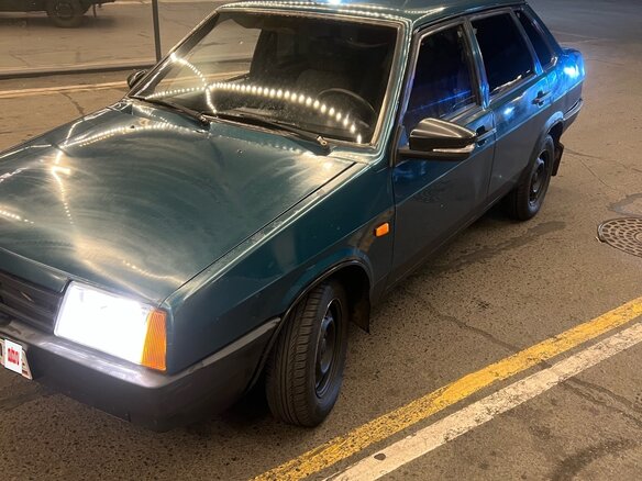 1997 Lada (ВАЗ) 21099, зелёный, 120000 рублей - вид 2