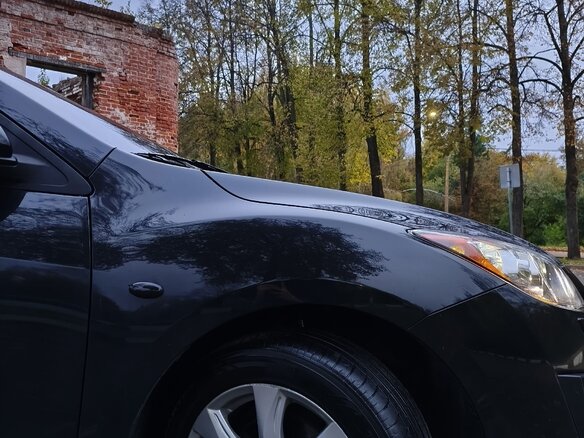 2009 Mazda 3 II (BL), чёрный, 830000 рублей - вид 9