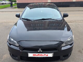 2007 Mitsubishi Lancer X, чёрный, 400000 рублей, вид 3
