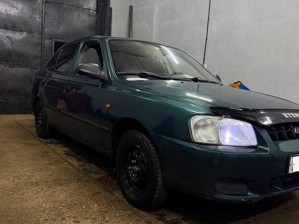 2001 Hyundai Accent ТагАЗ II, зелёный - вид 5