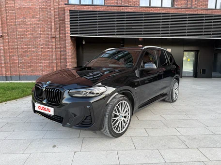 2022 BMW X3 30i III (G01) Рестайлинг, чёрный, 4400000 рублей, вид 3