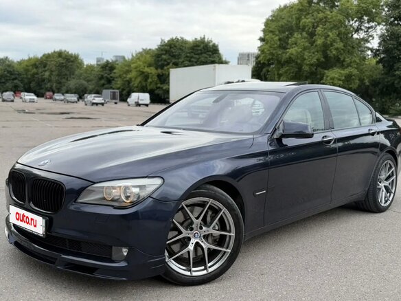 2008 BMW 7 серии 750i V (F01/F02/F04), синий - вид 25