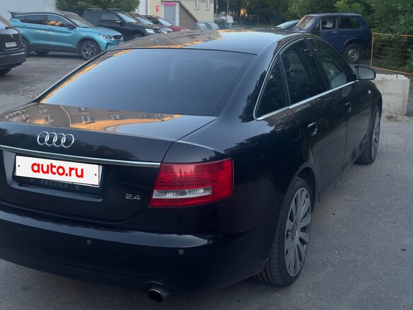 2007 Audi A6 III (C6), чёрный - вид 2
