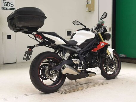 2017 Triumph Street Triple, белый, 695000 рублей, вид 5