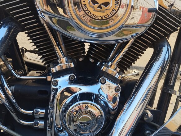 2004 Harley-Davidson Fat Boy, серый, 850000 рублей - вид 7