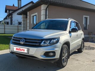 2012 Volkswagen Tiguan I Рестайлинг, серебристый, 1175000 рублей, вид 1