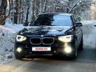 2012 BMW 1 серии 116i II (F20/F21), чёрный, 1050000 рублей, вид 1