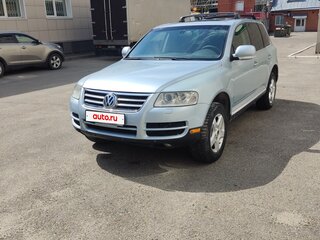 2004 Volkswagen Touareg I, серый, 730000 рублей, вид 1