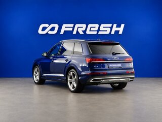 2020 Audi Q7 45 TDI II (4M) Рестайлинг, синий, 7333055 рублей, вид 2