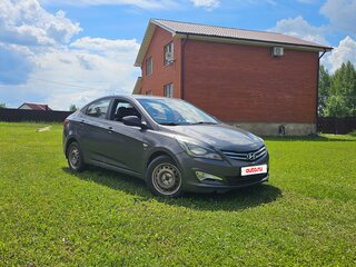 2014 Hyundai Solaris I Рестайлинг, серый, 999000 рублей, вид 2