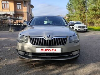 2014 Skoda Superb DSG II Рестайлинг, бежевый, 1150000 рублей, вид 2