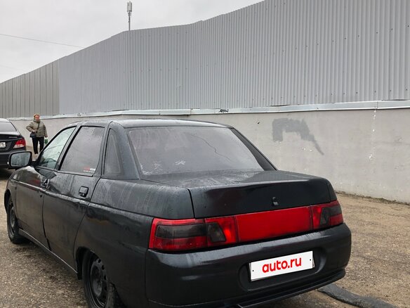 2002 Lada (ВАЗ) 2110, чёрный - вид 4