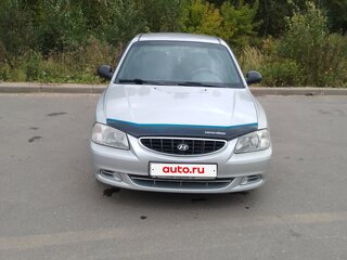2002 Hyundai Accent II, серебристый, 320000 рублей, вид 1