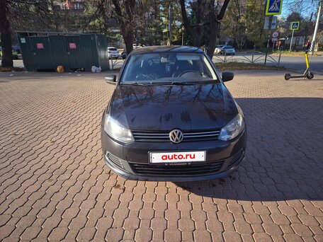 2012 Volkswagen Polo V, чёрный, 410000 рублей, вид 2