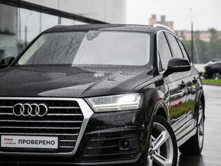 2018 Audi Q7 II (4M), чёрный, 4249000 рублей, вид 2