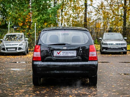 2006 Kia Picanto I, чёрный, 222000 рублей, вид 4