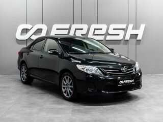 2012 Toyota Corolla X (E140, E150) Рестайлинг, чёрный, 1220000 рублей, вид 1