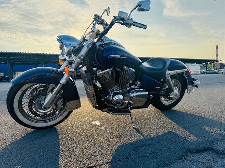 2002 Honda VTX 1800, синий, 635000 рублей, вид 4