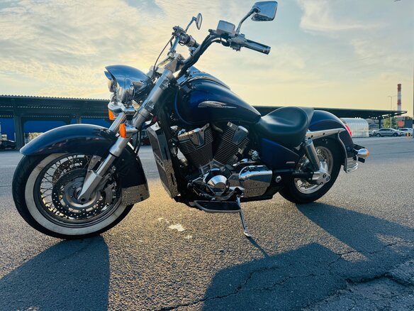 2002 Honda VTX 1800, синий, 635000 рублей - вид 3
