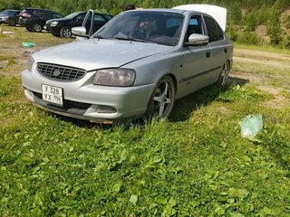 2007 Hyundai Accent ТагАЗ II, серебристый, 325000 рублей, вид 1
