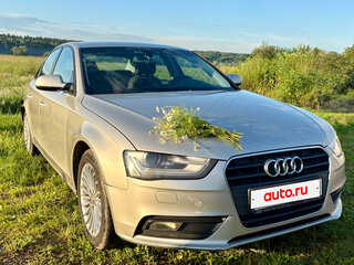 2012 Audi A4 IV (B8) Рестайлинг, серебристый, 1290000 рублей, вид 4