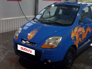 2007 Chevrolet Spark II, синий, 299000 рублей, вид 1