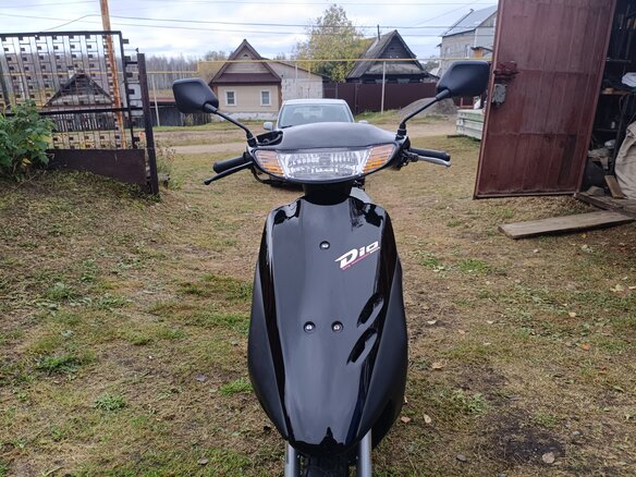 2001 Honda Dio, чёрный, 55000 рублей